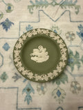 Wedgwood Jasperware Sage 4 1/2" Trinket Dish