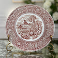Antique Edge, Malkin, & Co. "Italy" Brown Transferware Plate