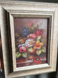 Floral Still Life on Board