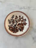 Vintage Nasco "Indian Tree" Brown Transferware Plate