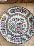 Andrea by Sadek Famille Rose Pink and Green Decorative Plate