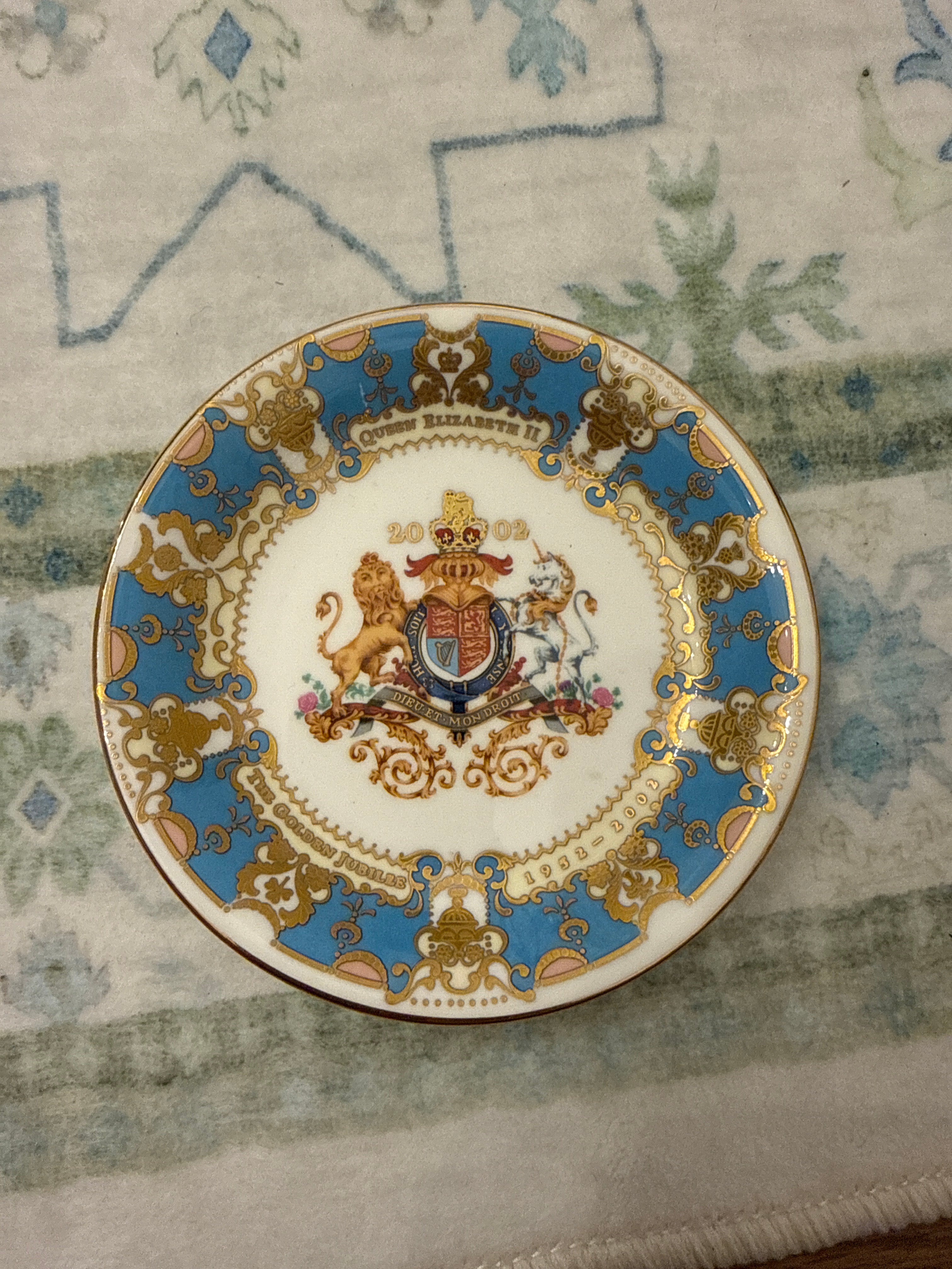 Royal Collection Queen Elizabeth II Golden Jubilee Trinket Dish