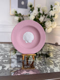 Wedgwood Jasperware Pink Scallop Shell Plate