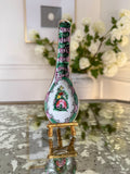 Vintage Famille Rose "Rose Canton" Pink and Green Spoon