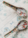 Rose Medallion Soup Spoon