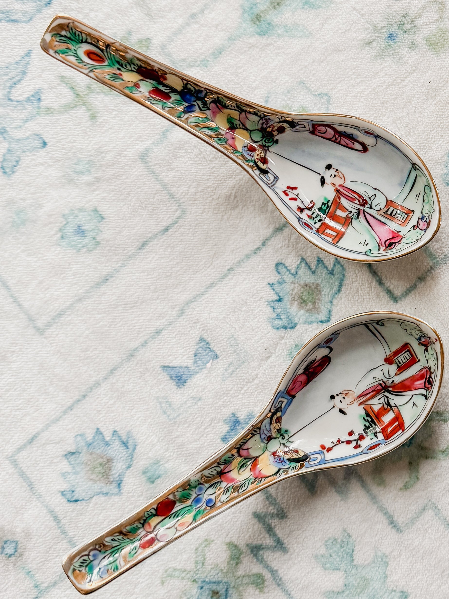 Rose Medallion Soup Spoon