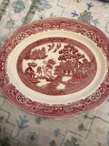 Vintage Royal Ventonware by John Steventon & Sons "Red Willow" Oval Platter - 12"W x 9 3/4"