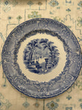 Antique Wedgwood "Venus" Blue Transferware Plate - 8 1/2”