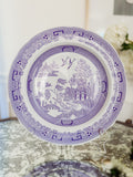Spode Archive Collection Purple Willow 10.25" Plate - Small Chip on Front