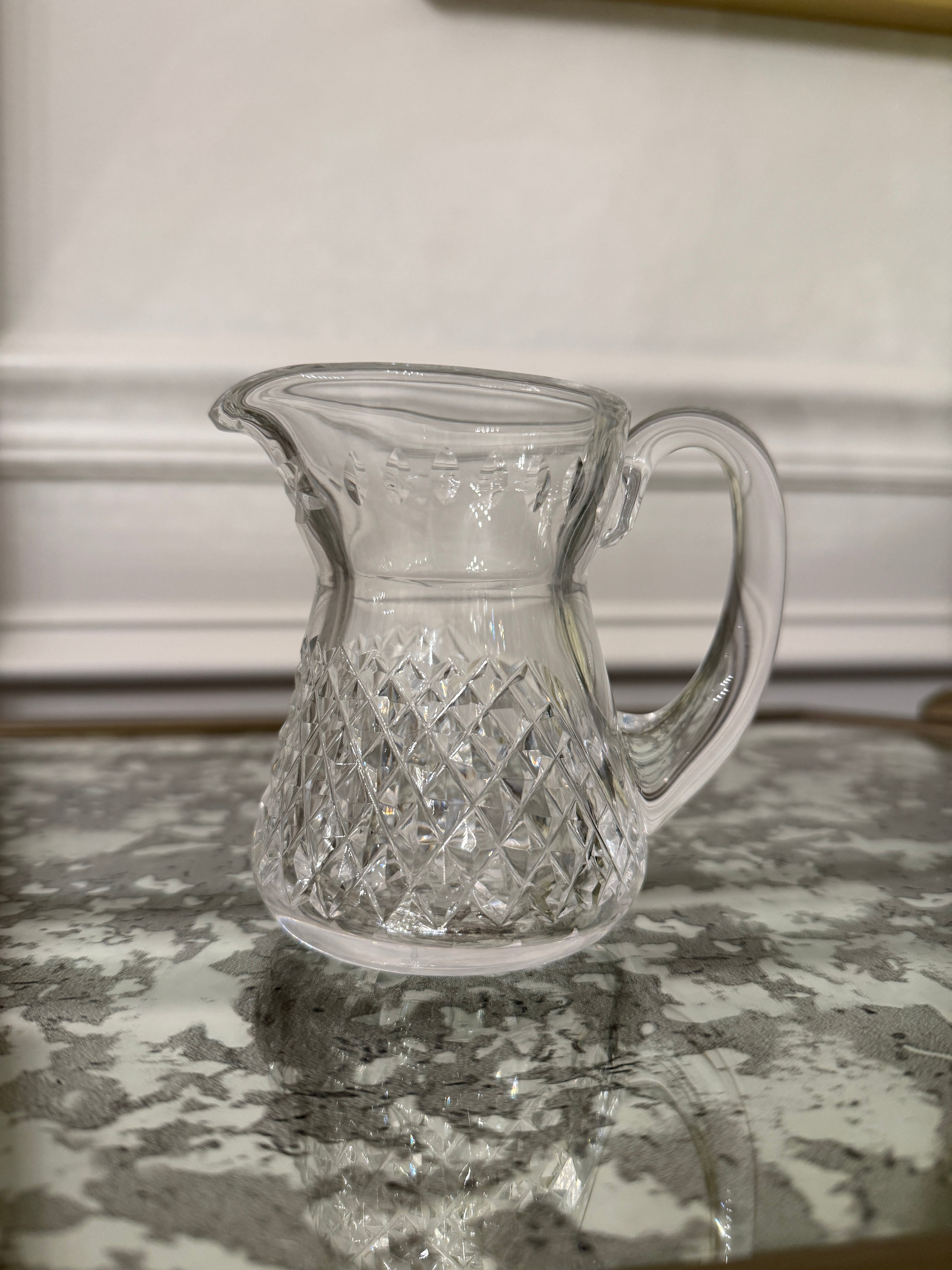 Waterford Crystal Cream or Syrup 4" Pitcher