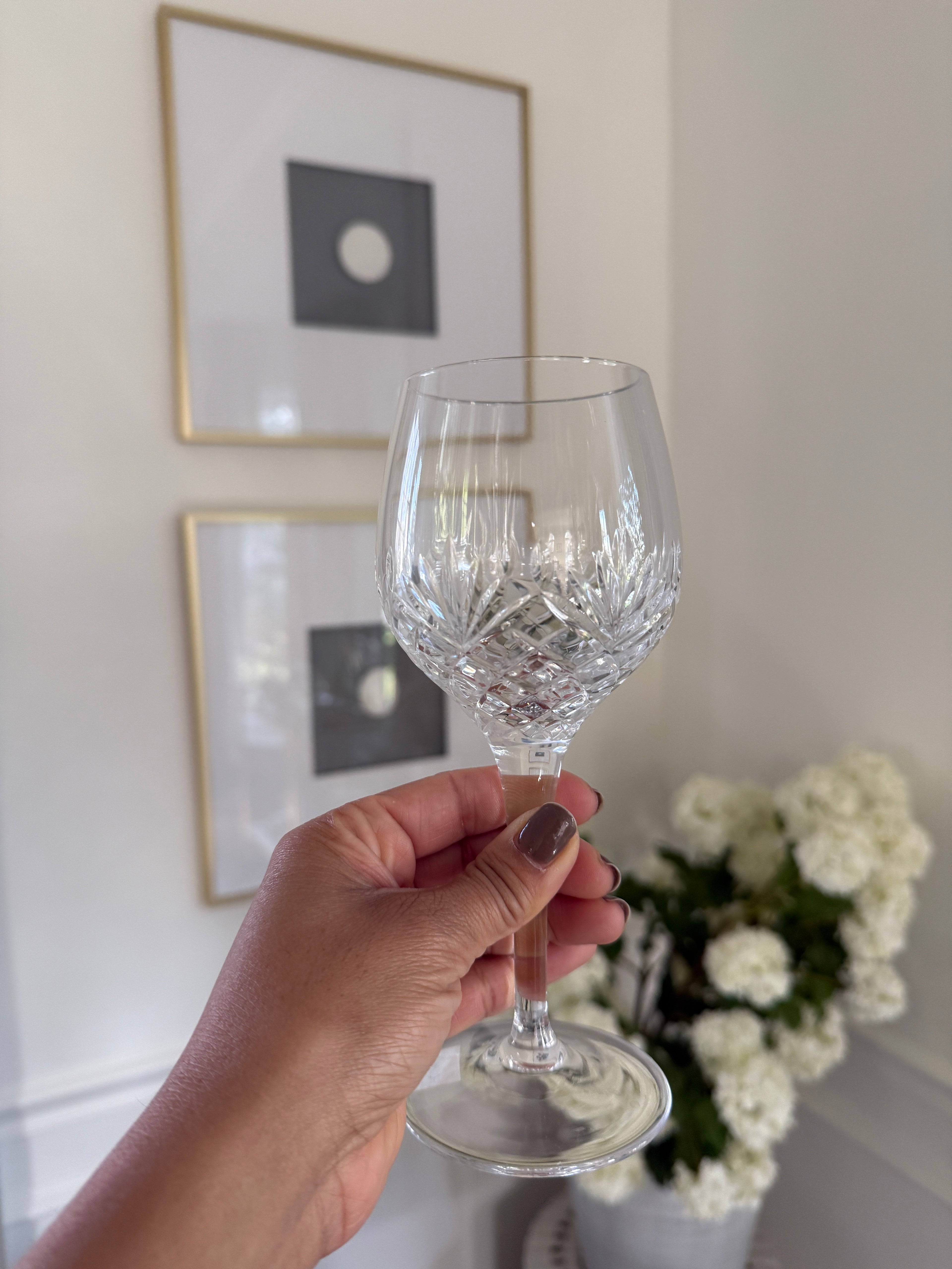 Edinburg Crystal “Vienna” Wine Glasses